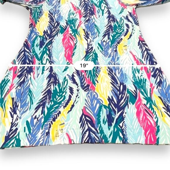 Lilly Pulitzer‎ Sophie Multicolor Light As A Feather UPF+ 50 3/4 Sleeve Dress M - Picture 13 of 14